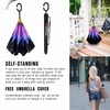 SIEPASA Spar. Saa Double Layer Inverted Umbrella with C-Shaped Handle,
