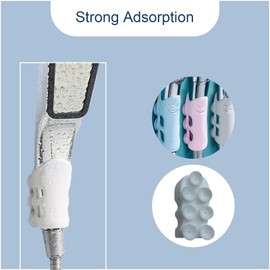 Yootiko Duschkopfhalterung Ohne Bohren Duschbrause Halterung Handbrause Silikon Saugnapf Verstellbar Brausehalter Selbstklebender Duschkopfhalterung Wand Brause Aufh?ngung Duschkopf Halter F??r Badezimmer