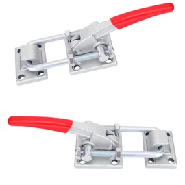 Biugaaufai 2 Pack Heavy Duty U-Hook Latch Clamp, 7720 lbs Capacity Adjustable U Hook Toggle Clamp, 40380 Toggle Clamp Latch, Adjustable Toggle Clamps with Threaded U-Bolt