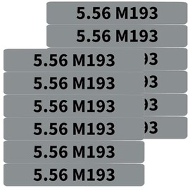 12 Pack Miaozhun 5.56 M193 Magazine Marking Bands 5.56 Caliber Identification (Gray-Black)