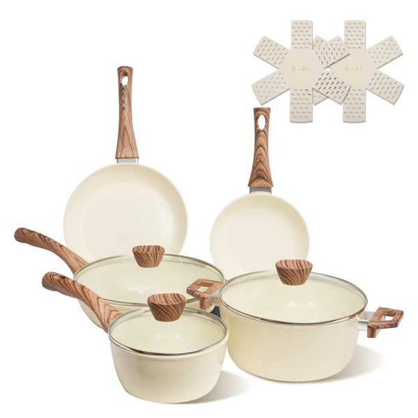 ZHANG XIAO QUAN SINCE 1628 Pots and Pans Sets Non