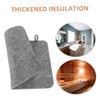 TOVINANNA 2pcs Portable Sauna Cushion Heat Insulation Mat Absorbent Diatomite