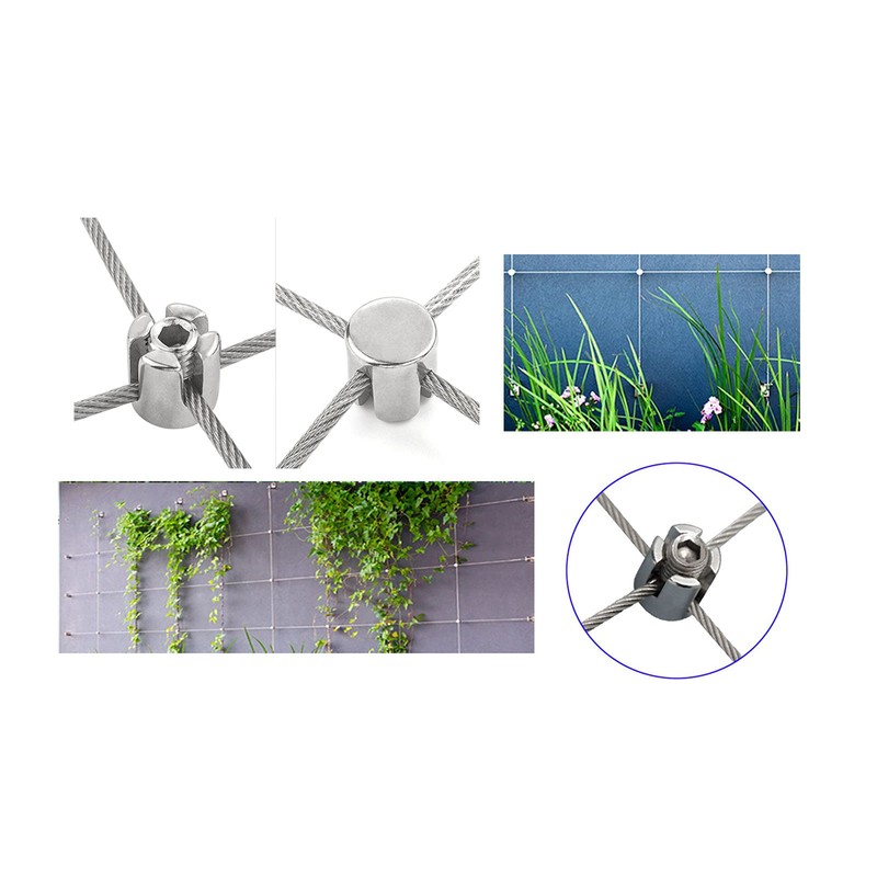 316 Marine Grade Stainless Stee Cross Wire Rope Clips 1/8"