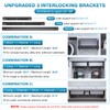 IRONWALLS 2PCS Undermount Sink Support Brackets, 24"-59" Adjustable Sink Support