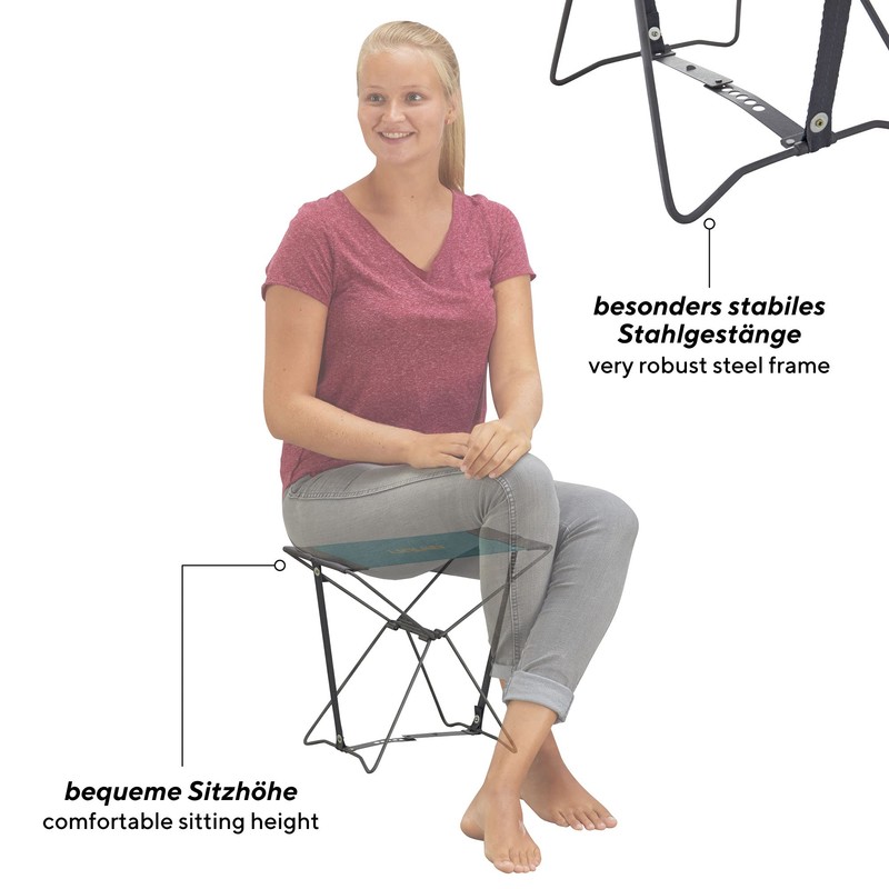Uquip Fancy Folding Stool Lightweight Stool Maximum Load 100 kg