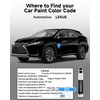 EVOOOR Obsidian(212) Touch Up Paint Compatible with Lexus Exact Match