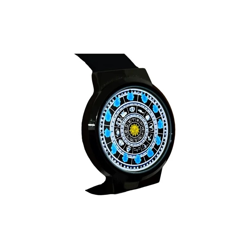 Reloj Led Caballeros Del Zodiaco Encendido Al Touch