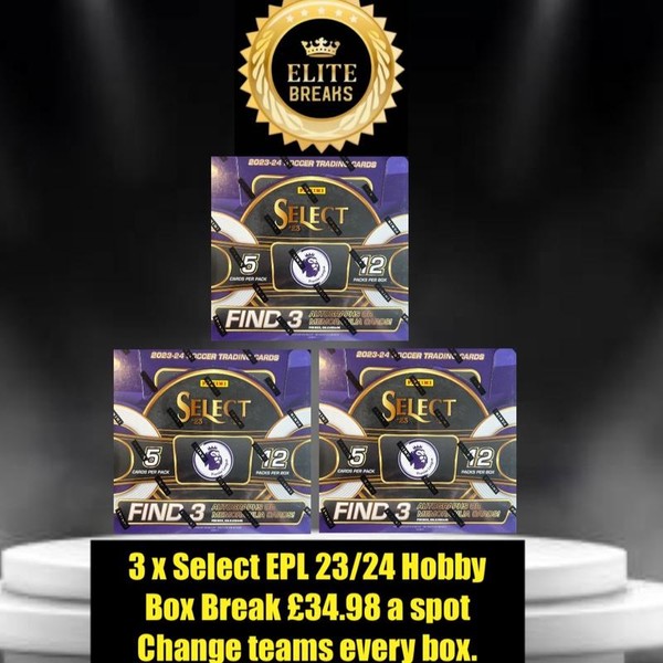 3 x Select EPL 23/24 Box Break (1 team spot)