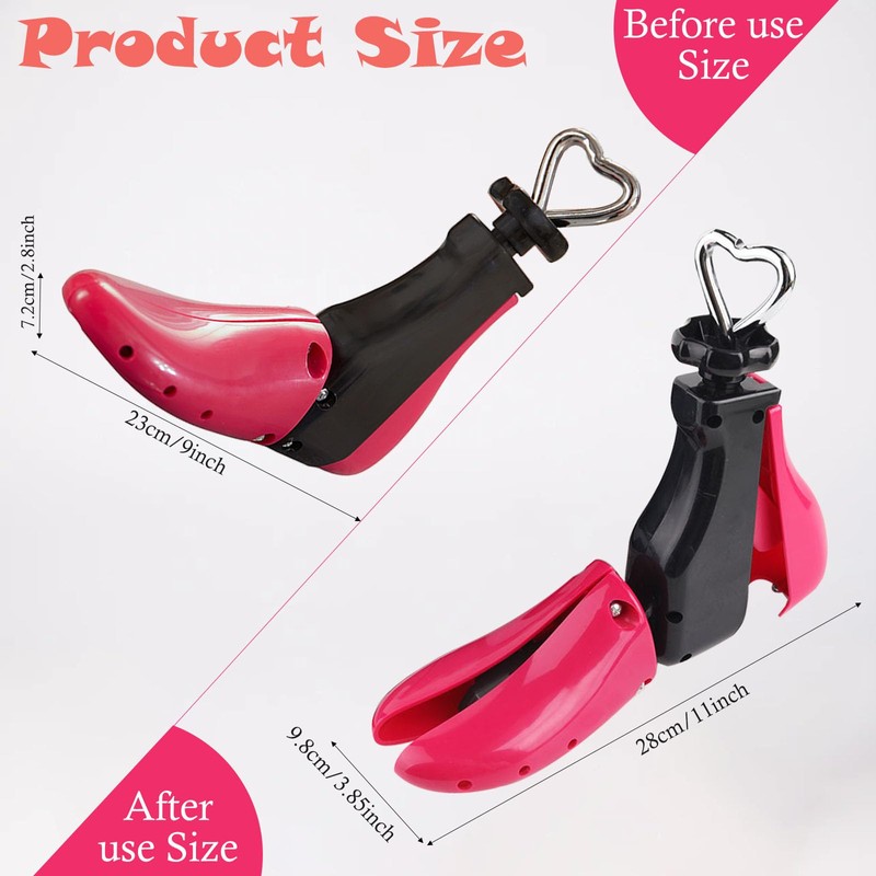 SuQurtom Boot Shoe Stretcher Men Women, 4-Way Shoe Tree Expander