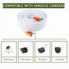 FITE ON 65ft White BNC Extension Cable Cord Lead Compatible