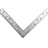 Shinwa 87398 12" x 6" Stainless Steel Squares Imperial Graduations