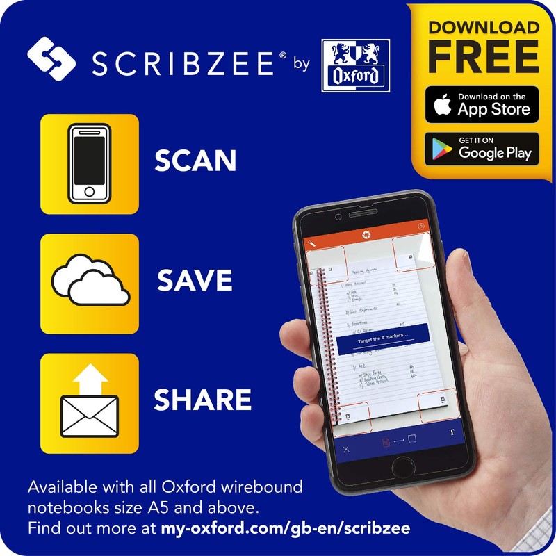 Oxford Signature A5 Hardback Cover Casebound Journal Notebook Ruled 160