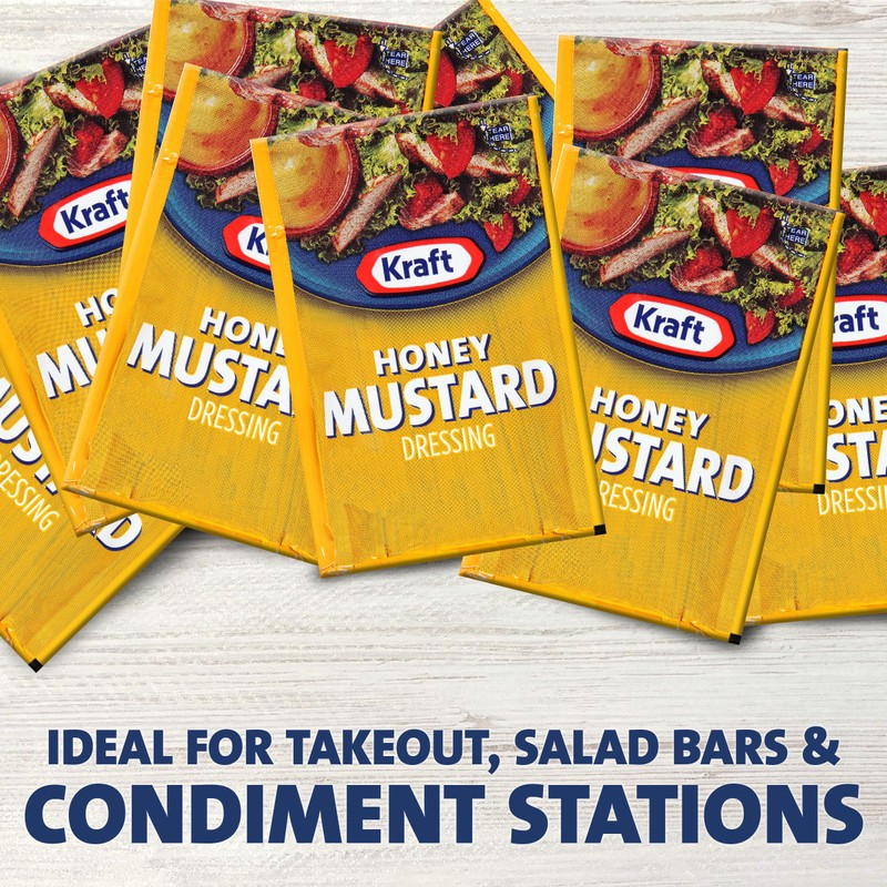 Kraft Honey Mustard Salad Dressing Single Serve Packet (1.5 oz