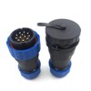 SZJELEN SD28 28MM 12Pin Pair Industrial Power Cable Connector,Waterproof Connector