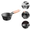 Cabilock Melting Pot Cast Iron Sauce Pan Pre- Seasoned Basting