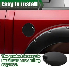 GRAND ORANGE Filler Door Gas Tank Cap Cover Compatible with 2004-2008 F150 Gas Tank Door Cover