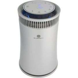 Air Purifier for Home Large Room – 5-in-1 HEPA Filter System, Covers Up to 500 Sq Ft for New Home for Allergies, Pets, Smoke, Remove Dust & Odor, Quiet, High Filtration Efficiency – SILVERONYX, Silver