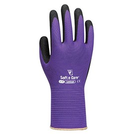 Soft N Care Landscape Violet Small Garden Glove