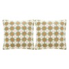 SAFAVIEH Carna Amist Green Throw Pillows (Set of 2), 20"