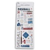 Baseball Doodle Stickers Adhesive Decals for Crafts, Cardmaking, Scrapbooks &