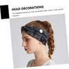 FOMIYES 4pcs Hair Scarf Headbands with Buttons for Mask Comfortable