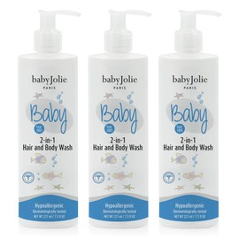 Baby Jolie Baby Body Wash, Kids Hair and Body Wash for Babies & Newborn 2-in-1, Shampoo + Soap | 7.5oz | 221ml | Pack of 3 (3)