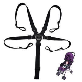5 Point Universal Highchair Safety Belts, Adjustable Safety Belt, Baby Harness Pushchair Accessories, Replacement Safety Belts, Baby Safety Belt for High Chair