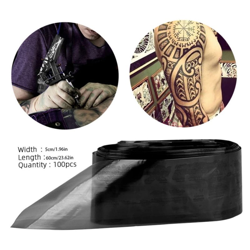 Disposable Black Tattoo Clip Cord Sleeves Bags Covers Bags for