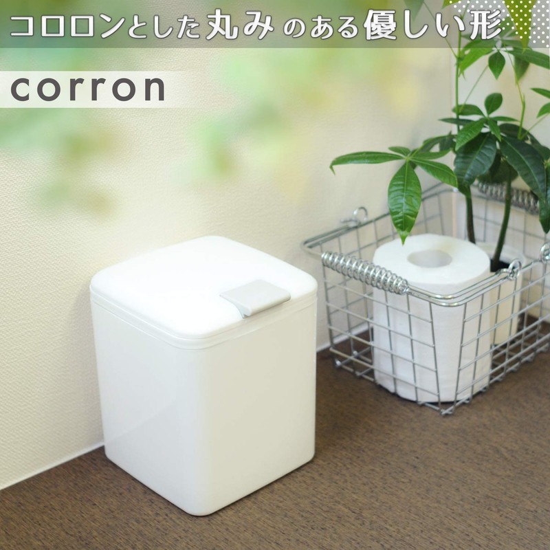 LEC B00212 Toilet Pot, White, 5.3 x 5.9 x 6.5
