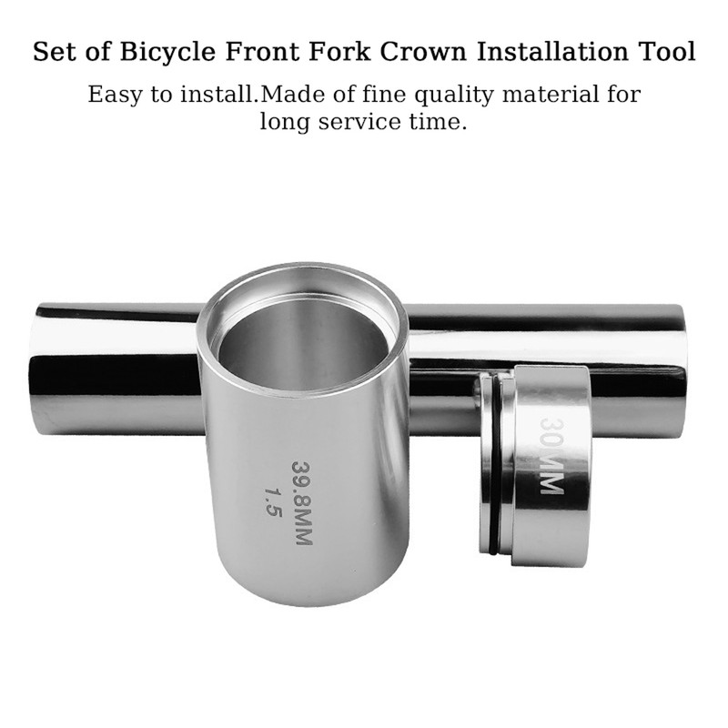 Bicycle Front Fork Crown Installation Tool Set Bike Headset Race