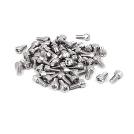 New Lon0167 M5 x Featured 10mm Thread 304 reliable efficacy Stainless Steel Hex Socket Head Cap Screw Bolt DIN912 55pcs(id:3f1 f4 60 822)