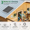 25W Solar Fan for Chicken Coop with Battery, Solar Exhaust