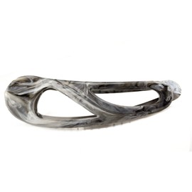 1 x hair clip approx. 15 cm long and approx. 4.5 cm wide in military grey, made in Germany WeLoveBeads