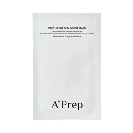 A'Prep Cactus EGF Skin Boost Mask for Comforting Sensitive Skin 5ea, 23ml