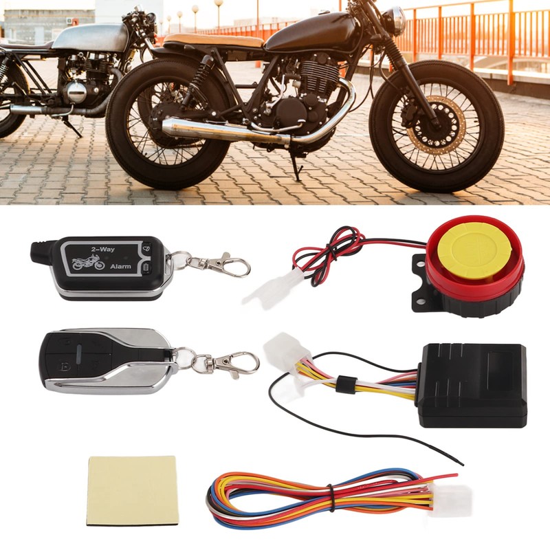Motorcycle Alarm,Alarmanlage Und Fernstart,Motorcycle Two Way Alarm System Vibration Sound