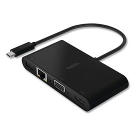 Belkin AVC004BK-BL USB-C Multi-Port + Charge Adapter