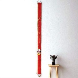 Wlj3677 Tapestry Stylish Japanese Modern Linen Vertical Thin Tapestry Longevity for Generations
