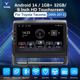 ESSGOO For Toyota Tacoma 2005-2013 9" Carplay Android 14 Car Stereo Radio GPS Navi CAM