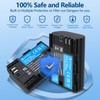 Artman 2-Pack LP-E6 LP-E6NH Battery 2500mAh with Type-C Fast Charging