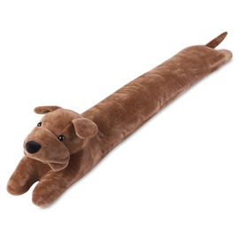 SANFERGE Dog Under Door Draft Stopper Heavy Duty, 3LB 36 Inch Decorative Fabric Door Draft Blocker, Animal Weather Stripping Sound Proof Bottom Seal, Save Energy Reduce Noise Air Stopper Guard