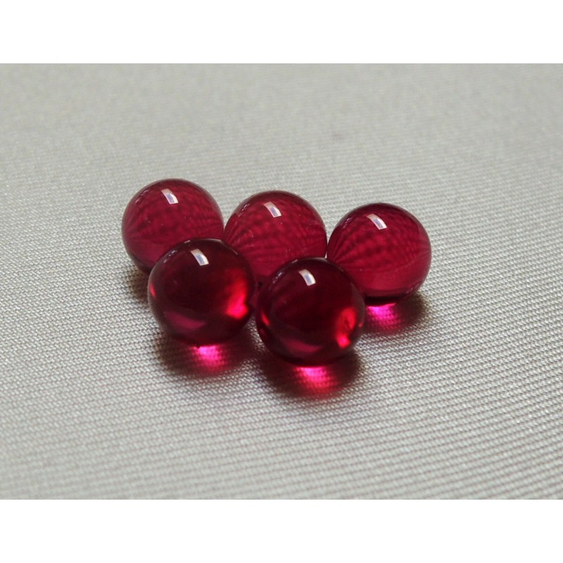 Unbranded Ruby Ball 1mm, Sphere, Corundum, Bearing, Lens, Synthetic