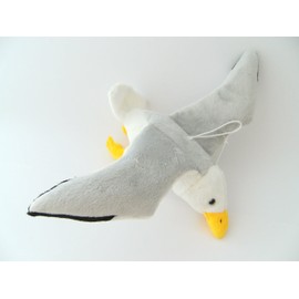 Unbekannt Soft Toy Seagull 35 cm, Cuddly Toy, Plush Toy, Seagulls Birds, Holiday, Beach, Sea