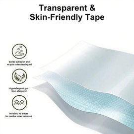 Rhoyee Double Sided Fashion Tape – Invisible Clothing Tape for Women’s Dress, Bra, Fabric – Strong Body Tape 5M Roll for Travel, Party, Daily Use