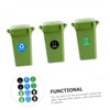 EXCEART Recycling Bin Stickers 12pcs Garbage Sorting Stickers Label Stickers