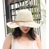 Fieldlabo Straw Hat, Brim Wide, Foldable, UV Protection, Resort, Beach,