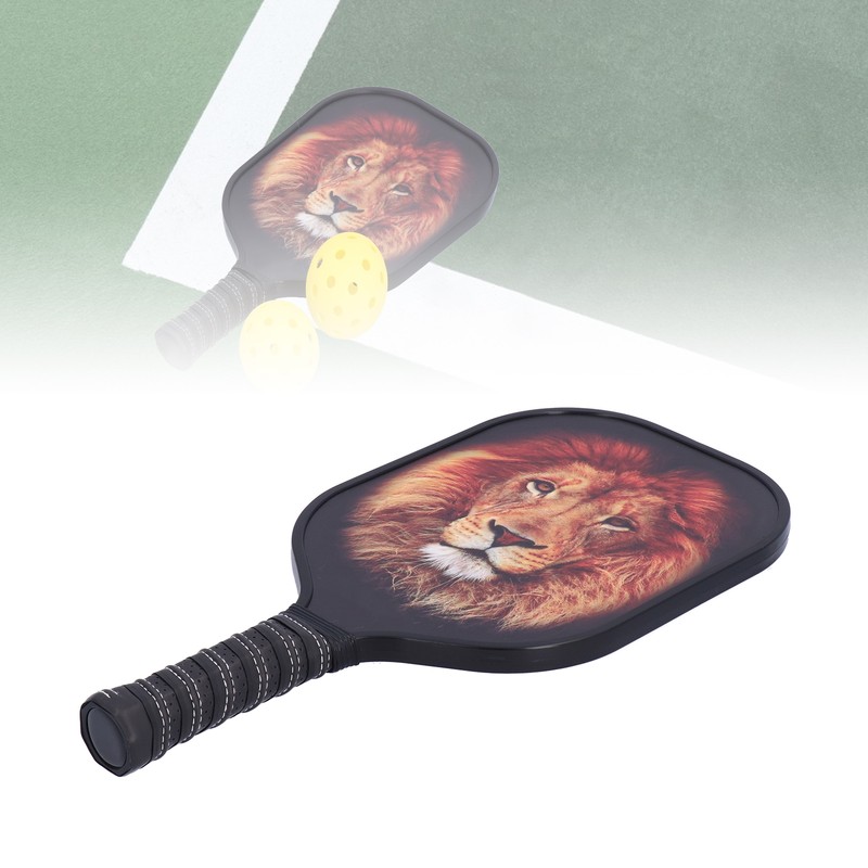 LEIJIAER Pickleball Paddle Set Carbon Fiber Face Racket with 2Pcs