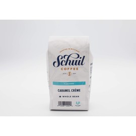 Schuil Whole Bean Coffee, Premium Roasted Gourmet Coffee beans, Smooth and Full Bodied Artisan Coffee (Caramel Creme, 12 oz)