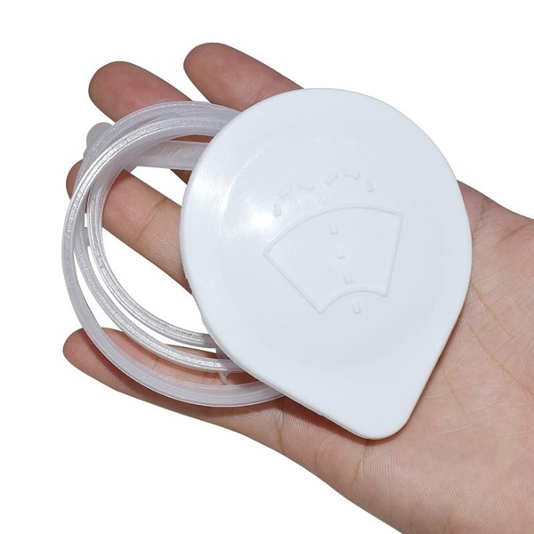 Unifizz Windshield Wiper Washer Fluid Reservoir Tank White Bottle Cap