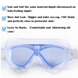 Swimming Goggles for Adults and Kids,Anti Fog No Leakage Clear Vision UV Protection Comfortable,Professional Swim Goggles for Men Women Boys Girls Children