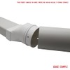 Kair Ducting Adaptor 110mm x 54mm to 100mm - 4